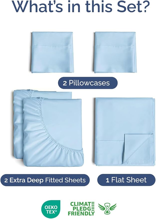Extra Deep Split King Sheet Set - Image 2