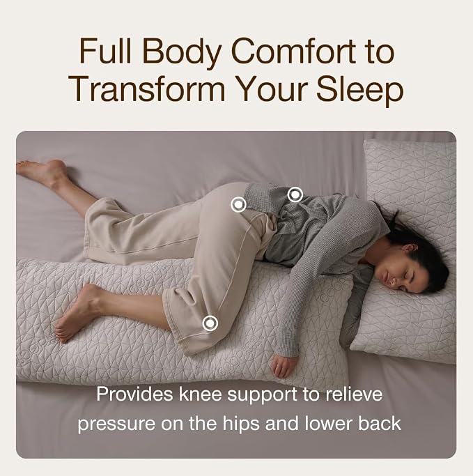 Coop Home Goods Original Adjustable Body Pillow and Ultra-Tech Waterproof - Image 6