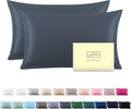 Silk Pillow Cases 2 Pack, Soft Breathable and Sliky Standard Size Pillow Cases by Suatien