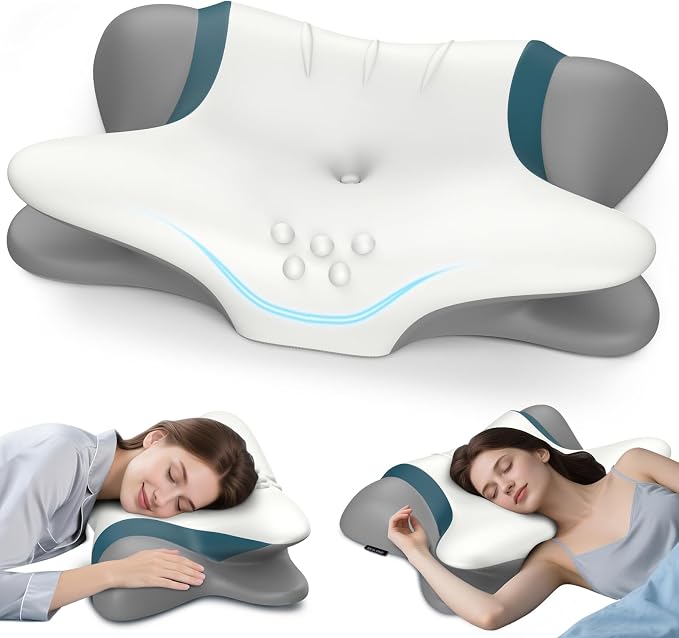 Cervical Neck Pillow for Pain Relief by beslovo