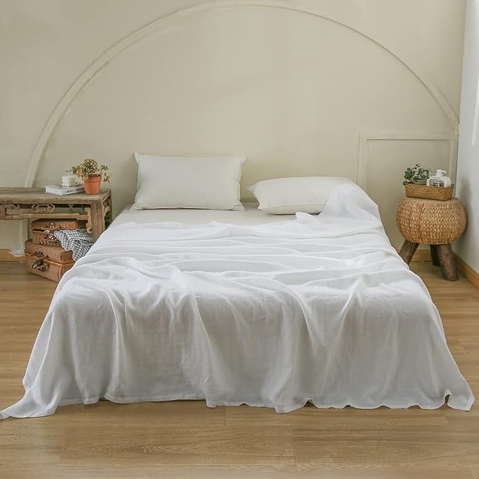 Simple&Opulence French Linen Flat Sheet by SimpleOpulence