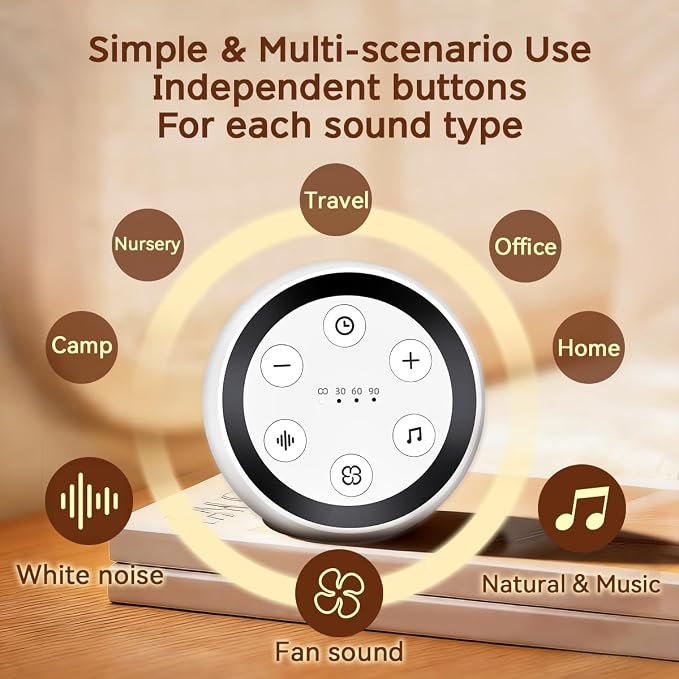 Battery Sound Machine Small White Noise Machine - Image 5