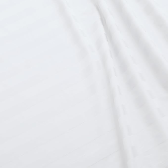 Flat Sheet Only Twin Size, 400 TC 100% Egyptian Cotton Flat Sheet Striped - Image 5