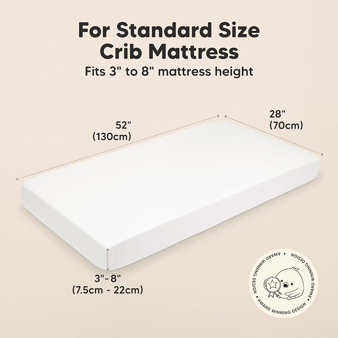 KeaBabies 2-Pack Organic Crib Sheets - Image 2