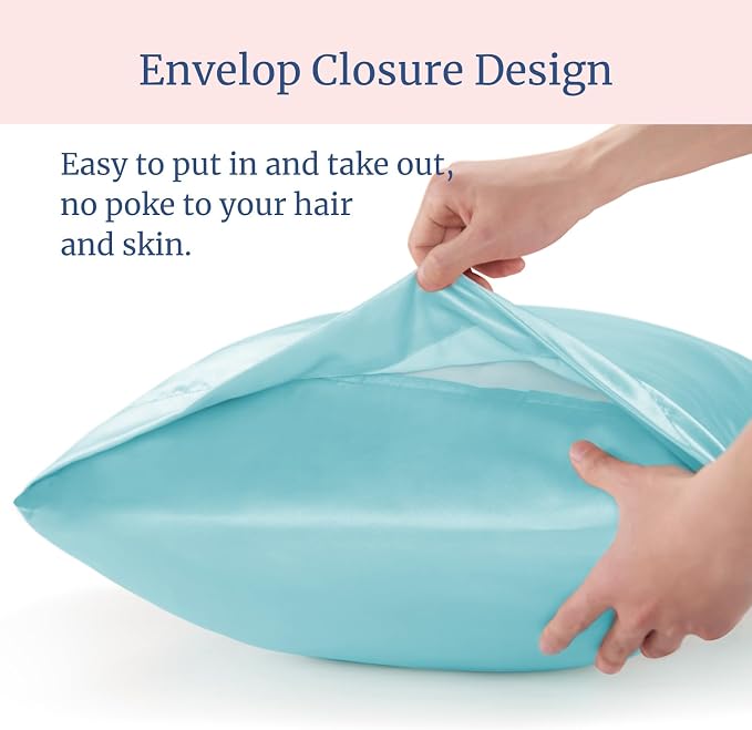 BEDELITE Satin Pillowcase for Hair and Skin, Super Soft Similar to Silk Pillow - Image 6