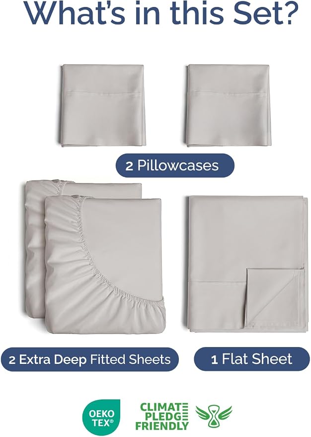 Extra Deep Split King Sheet Set - Image 2
