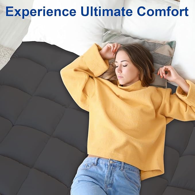KAYFIA Twin Mattress Topper, Extra Thick Mattress Pad Cover - Image 5