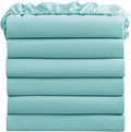 FreshCulture Twin Fitted Sheets, Bulk Pack of 6, Deep Pocket, Soft Microfiber by FreshCulture