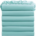 FreshCulture Full Fitted Sheets, Bulk Pack of 6, Deep Pocket, Soft Microfiber by FreshCulture