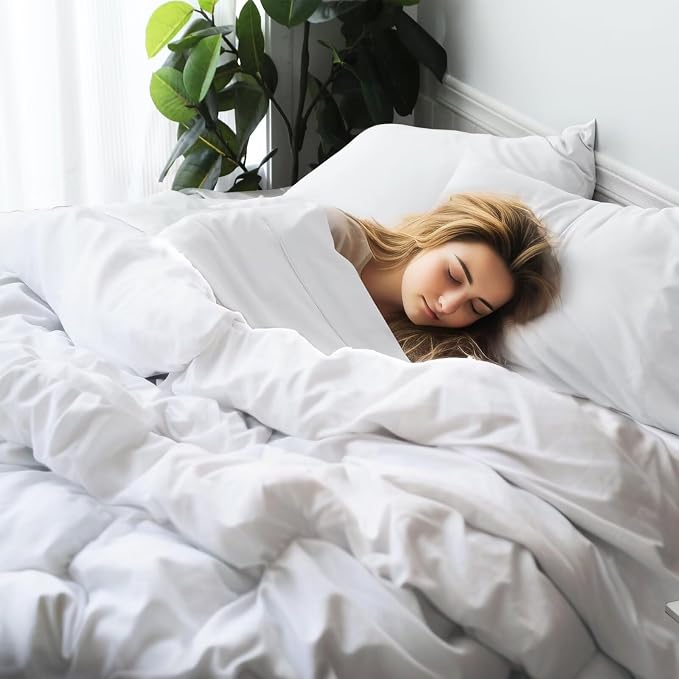 Bamboo Viscose Flat Sheets Only, 400 Thread Count Sateen Weave TwinXL Size Flat - Image 6