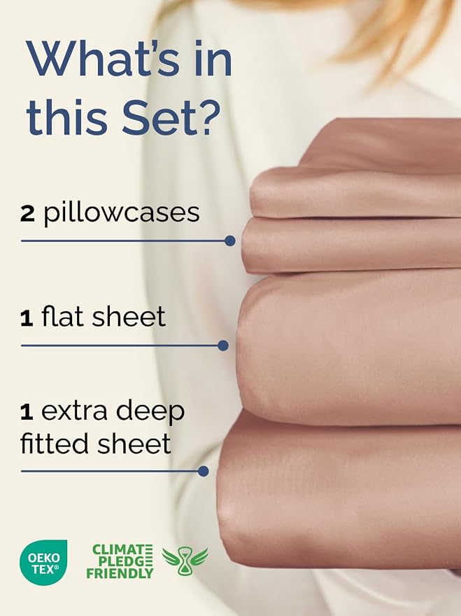 Extra Deep Twin Sheet Set - Image 2