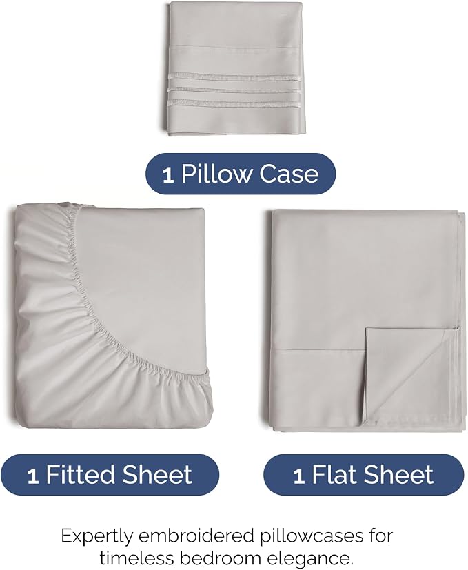 Twin Size 3 Piece Sheet Set - Image 2
