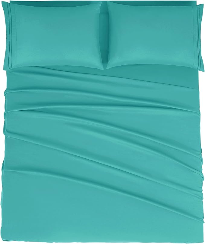 Mejoroom California King 1800 Thread Count Bed Sheets Set, Deep Pocket by Mejoroom