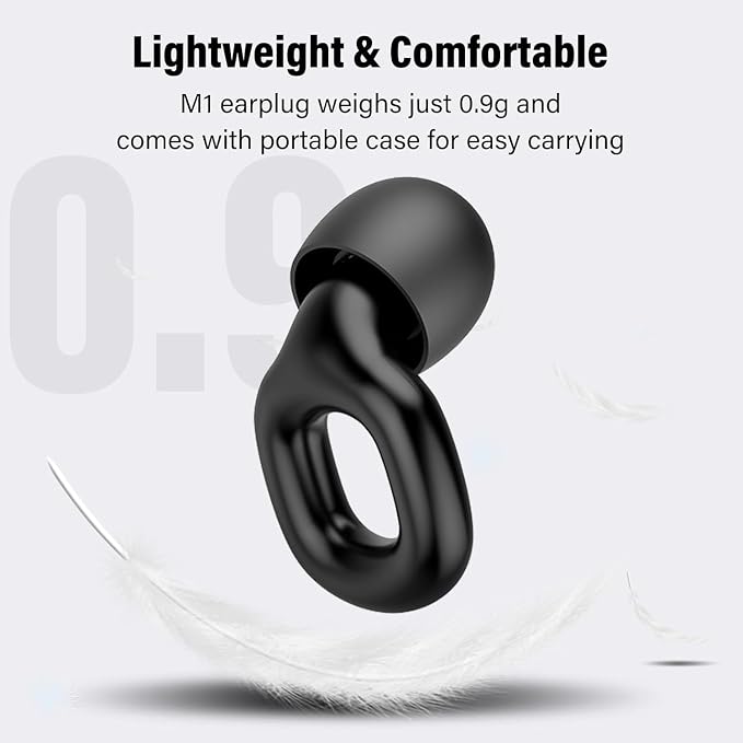 Ear Plugs for Sleeping 35dB Noise Cancelling Silicone Earplugs Single and - Image 4