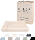 Bella Coterie Luxury Bamboo Viscose Queen Size Fitted Sheet Only | 100% by BC