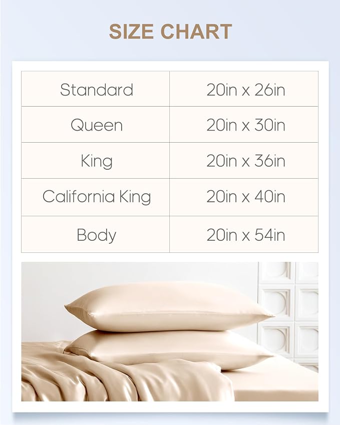 THXSILK Set of 2 100% Mulberry Silk Pillowcases - Image 9