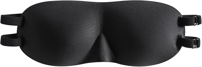 ALASKA BEAR Sleep Mask 2 Straps, Deep Concave Molded Foam Mask by ALASKABEAR