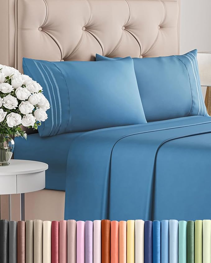 Queen Size 4 Piece Sheet Set by CGKUnlimited