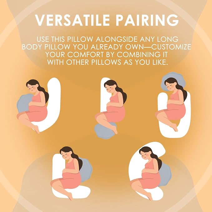 Chilling Home Portable Pregnancy Pillow Memory Foam – Maternity Body Pillow - Image 5
