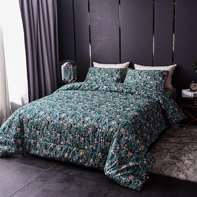 Cupocupa Duvet Cover Queen Size Set Boho Floral Pattern Duvet Cover Queen - Image 2