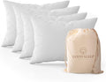 Set of 4 Pillow Cases Queen Standard, 800 TC 100% Egyptian Cotton, Silky Soft by GoodSleepBedding