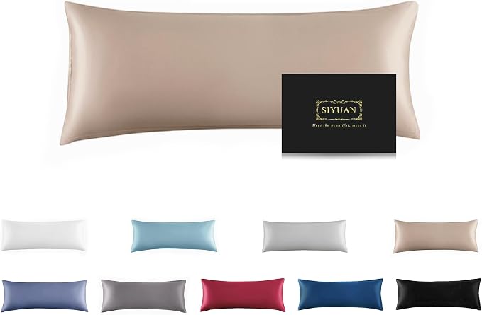 Mulberry Silk Pillowcase for Hair and Skin, Cooling Silk Pillow Case by SIYUAN