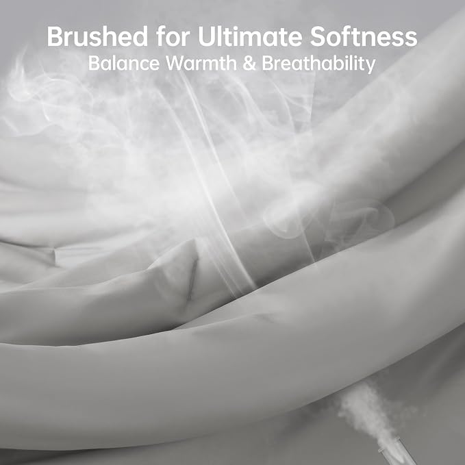 MUXHOMO Full Comforter Sets, All Season Ultra Soft Down Alternative Bedding - Image 3