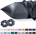 King Satin Pillowcase for Hair 2pc, Similar to Silk Pillow Cases, for Women Men by Vielit