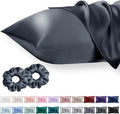 Standard Satin Pillowcase for Hair 2pc, Similar to Silk Pillow Cases, Easier by Vielit