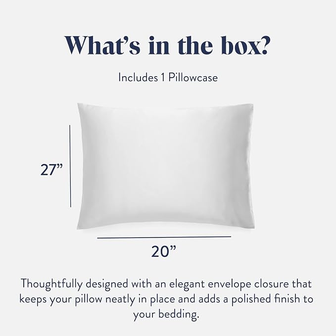 Brooklinen Mulberry Silk Pillowcase – 100% Pure Silk Pillow Case, Soft & Durable - Image 2