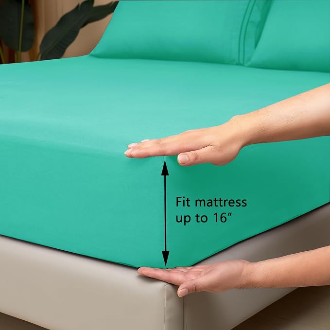 Mejoroom California King Size Sheet Set - Image 3