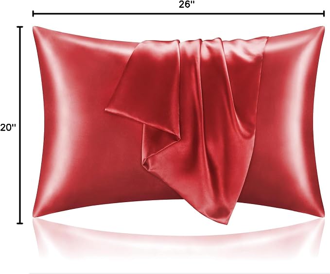 BEDELITE Satin Pillowcase for Hair and Skin, Super Soft and Cooling Similar to - Image 9