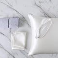 DISANGNI Silk Indulgence Set: Premium 22 Momme Mulberry Silk Pillowcase & Eye by DISANGNI