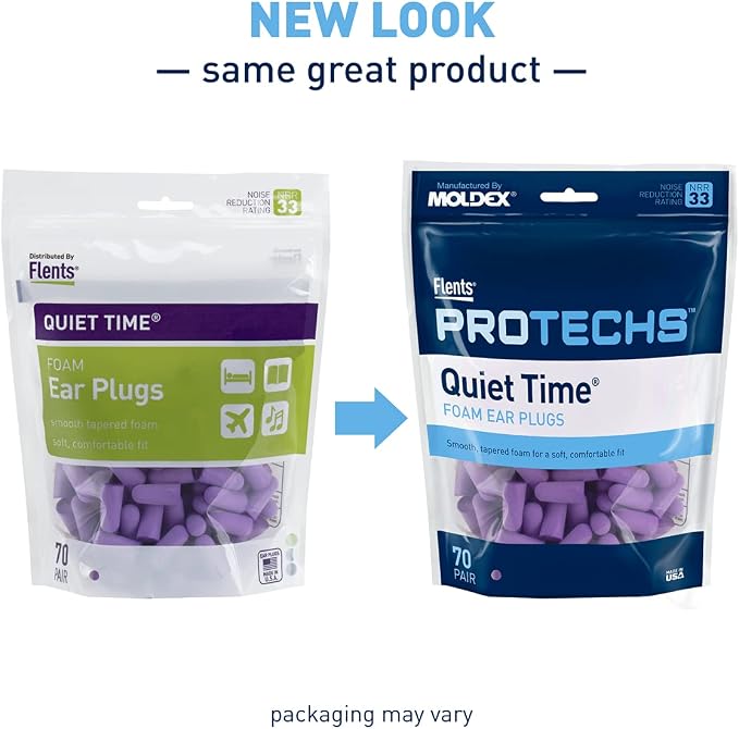 Flents Protechs Foam Ear Plugs, 70 Pair - Image 2