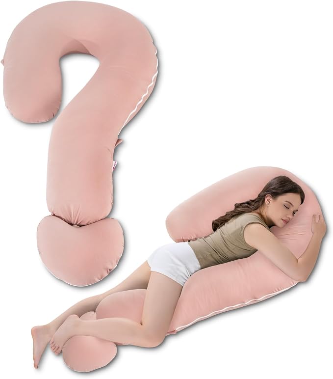 Meiz Question Mark Body Pillow for Adults, Cooling Full Body Support Pillow for by Meiz