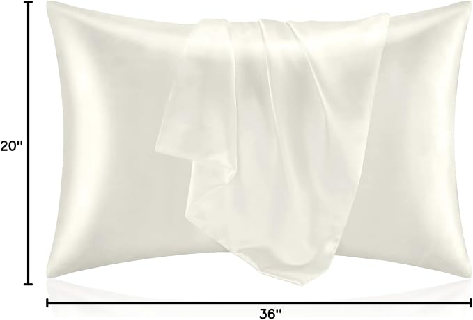 BEDELITE Satin Pillowcase for Hair and Skin, Super Soft and Cooling Similar to - Image 9