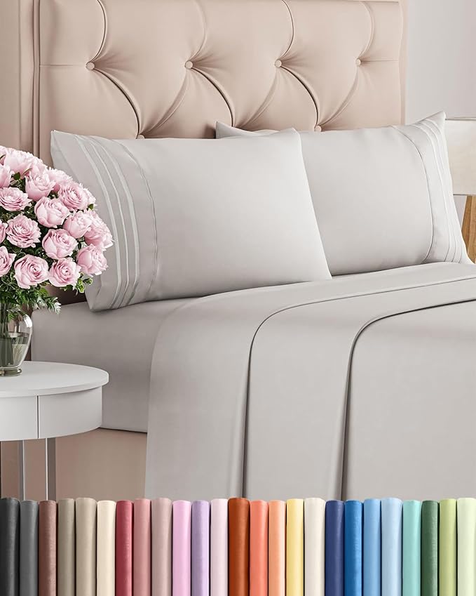 Cal King Size 4 Piece Sheet Set by CGKUnlimited