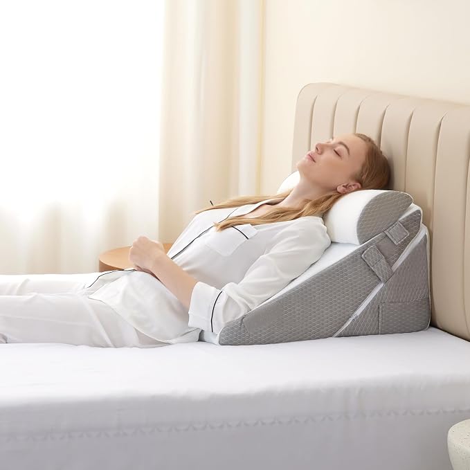 Bedluxe Wedge Pillow Headboard, Adjustable Pillow Wedge - Image 9