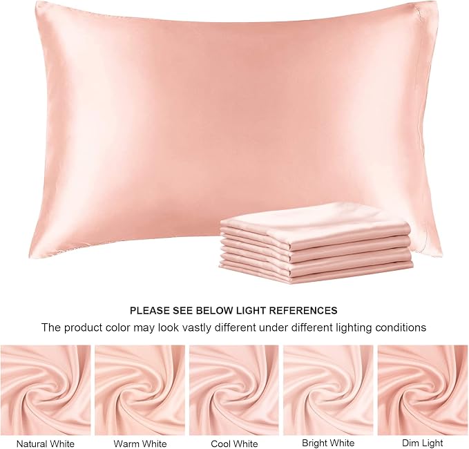 BEDELITE Satin Pillowcase for Hair and Skin, Super Soft Similar to Silk Pillow - Image 7