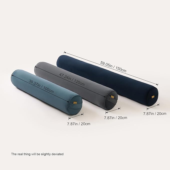 Body Pillow for Adults, Long Round Pillow, Big Cylindrical Pillow, Large Full - Image 3