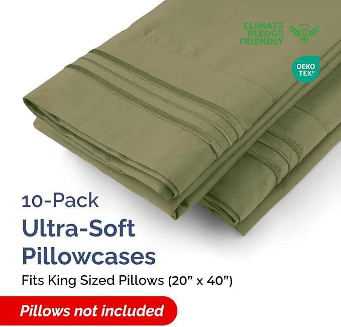 King Pillow Cases Set of 10 - Image 2