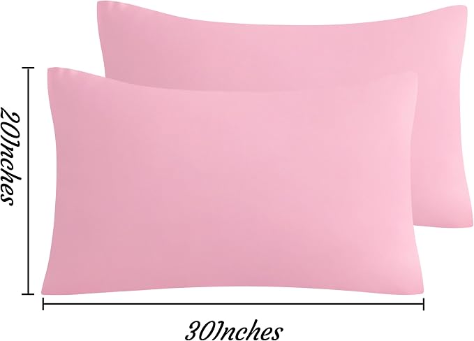 NTBAY Queen Pillow Cases Set of 2, 2 Pack Brushed Microfiber 20x30 Pillow Cases - Image 4