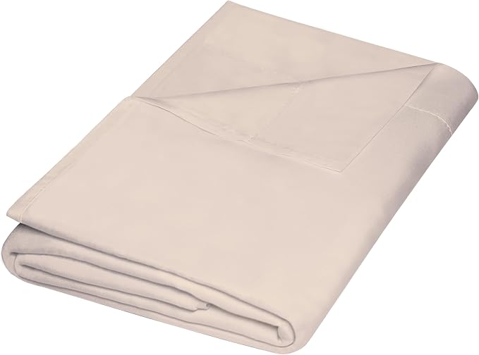 ZPECC Queen Flat Sheet Only 1 Pack, Durable Beige Top Bed Sheets Hypoallergenic by ZPECC-ABrandThatHasBeenFocusedOnBabyProductsFor18Years