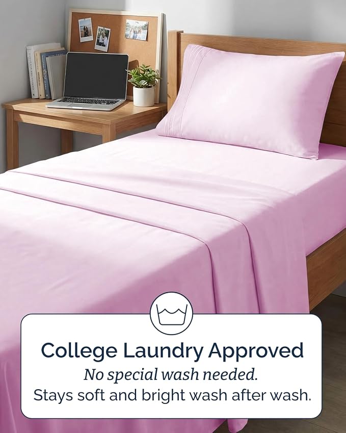Twin XL Size 3 Piece Sheet Set - Image 6