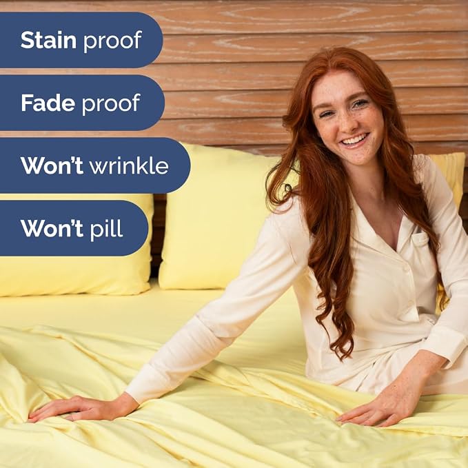 Flex Top Split Head King 4 Piece Sheet Set - Image 6
