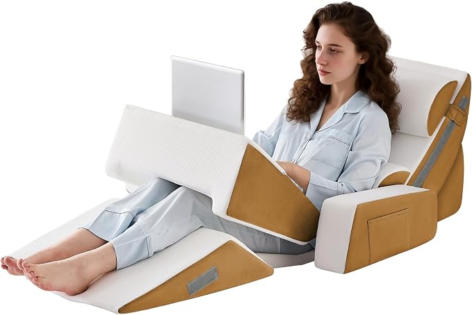 Yojoker 9PCS Orthopedic Bed Wedge Pillow Set by Yojoker