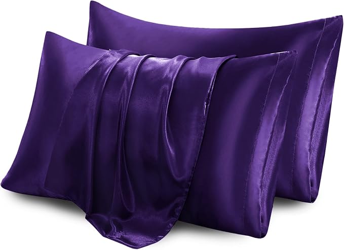 Aormenzy Satin Pillow Cases for Women King Size Set of 2, Fade Resistant - Image 6