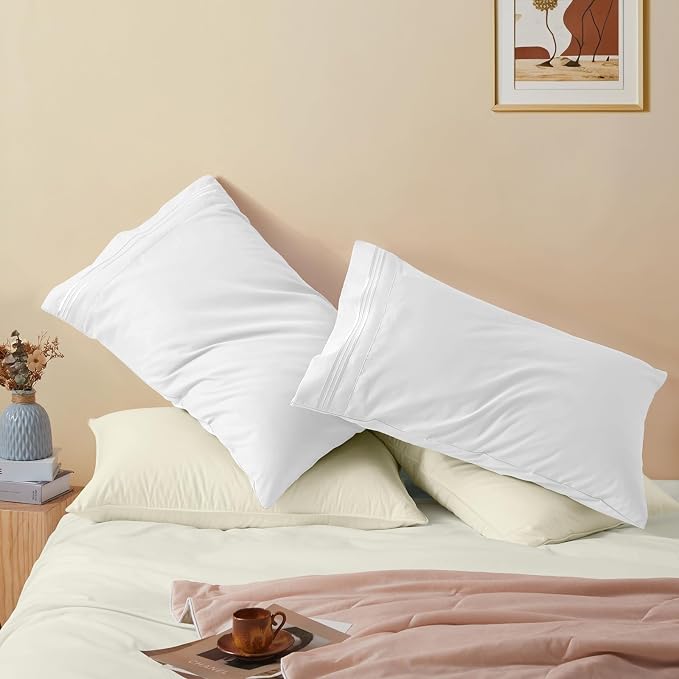 Vonty 2 Pack King Pillow Cases - Image 4