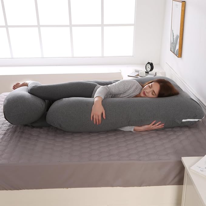 BATTOP Pregnancy Pillow for Sleeping, Full Body Pillow for Pregnancy Women - Image 8