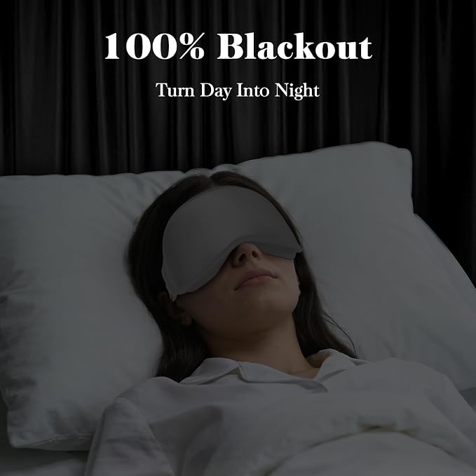 Fygrip 3D Eye Mask Sleep Mask for Men & Women, 100% Pressure-Free & Light - Image 2